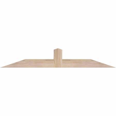 Ekena Millwork Portland Smooth Timber Gable Bracket, Douglas Fir, 48"W x 8"H x 1 1/2"D x 3 1/2"F, 4/12 Pitch GBW048X08X0204POR00SDF